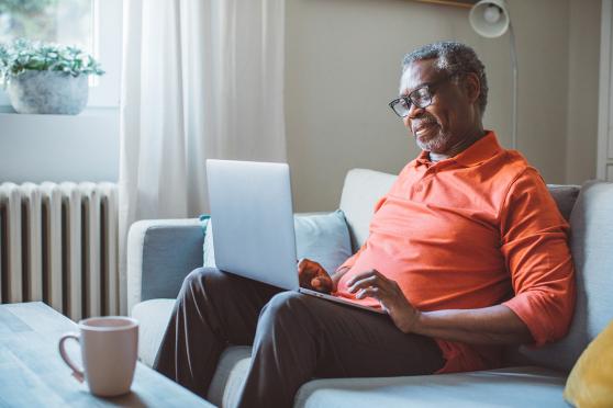 Man on laptop